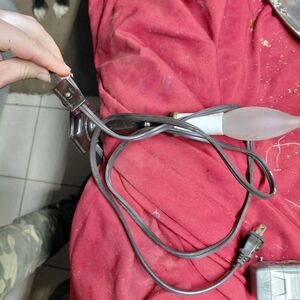 vintage candlestick-style accent lamp, 9"